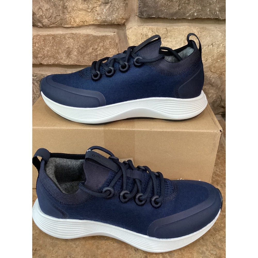 Allbirds Wool Strider Womens 7 Dark Navy Blizzard Sneakers A11665W070 New